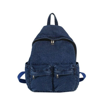 Mochilas pequeñas mujer azul jean